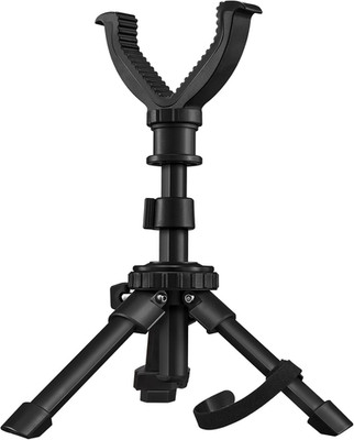Shooting Rest Tripod - Adjustable Height, 360 Degree Rotation, V Yoke Stand - Po