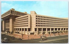 J. Edgar Hoover FBI Building Washington D.C. Mirro-Krome Postcard 1970s