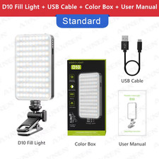 D10 LED Lights Selfie Fill Lamp Portable Clip on Light for Cell Phone Laptop Tab