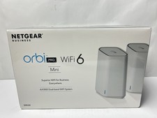 NETGEAR SXK30-100NAS Orbi Pro WiFi 6 Dual-Band 2.4GHz 225MB/s AX1800 Router