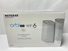 NETGEAR SXK30-100NAS Orbi Pro WiFi 6 Dual-Band 2.4GHz 225MB/s AX1800 Router