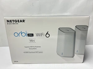 NETGEAR SXK30-100NAS Orbi Pro WiFi 6 Double bande 2,4GHz 225MB/s AX1800 Routeur