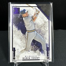 3/5 ROBIN YOUNT HOF AMETHYST 2025 Panini Impeccable #68 MILWAUKEE BREWERS HOF !!
