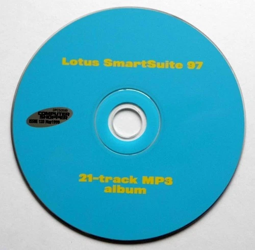 Computer Shopper Magazine CD May 1999, Lotus Smartsuite, 21 Track MP3 Album