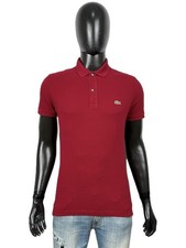 Polo Uomo Lacoste Manica Corta Cotone Taglia 3 ( S ) Pari al Nuovo