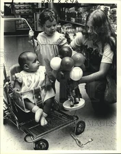 1979 Press Photo J.C. Penney's infant department at Lakeside Shopping Center