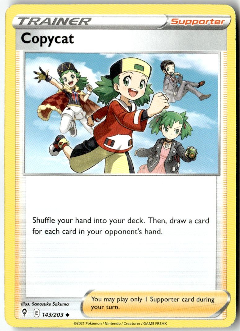 Copycat 143/203 Uncommon Evolving Skies Pokemon Near Mint