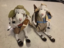 Dayspring Really Wolley Eli & Jake  Sheep Christian Plush Set NWT Series 1 2005