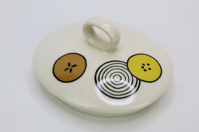 Crooksville China MCM Waldorf Semi-Porcelain Informal Teapot Lid - Excellent