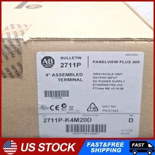 NEW AB 2711P-K4M20D SER D Panelview Plus 400 Graphic Terminal 2711PK4M20D