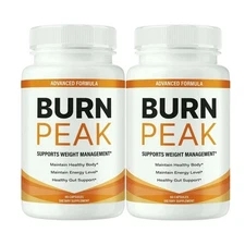 2-Pack Burn Peak Capsules, BurnPeak Weight Management Support - 120 Capsules