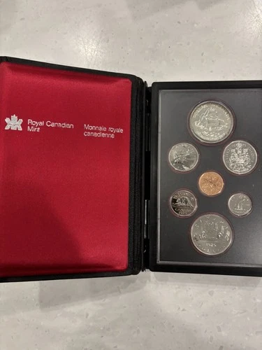 Royal Canadian Mint Set 1979 Seven Coins W Box/COA Silver-Bullion Dollar