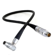 Preston MDR3 4 Run Stop Power Cable Right Angle 10 Pin to Alexa Sony RS 3 Pin