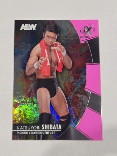 2025 Skybox Metal Universe AEW Katsuyori Shibata #EX-34 EX Century /67