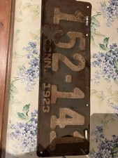 Vintage 1923 Connecticut License Plate