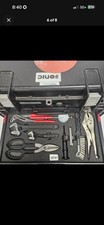 Sonic Mixed Tool Set in Box Case with Screwdriver, Wrench, Pliers, Hammer