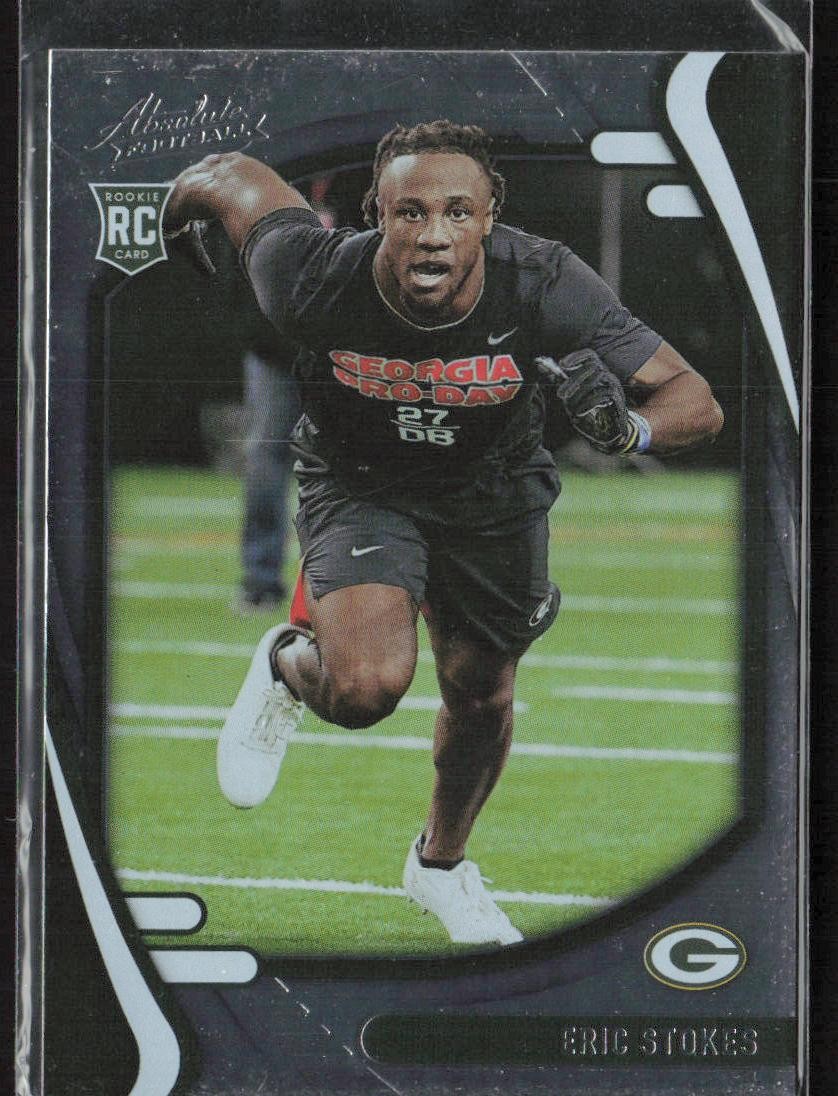 Eric Stokes 2021 Panini Absolute #175 Retail RC Green Bay Packers Football Card