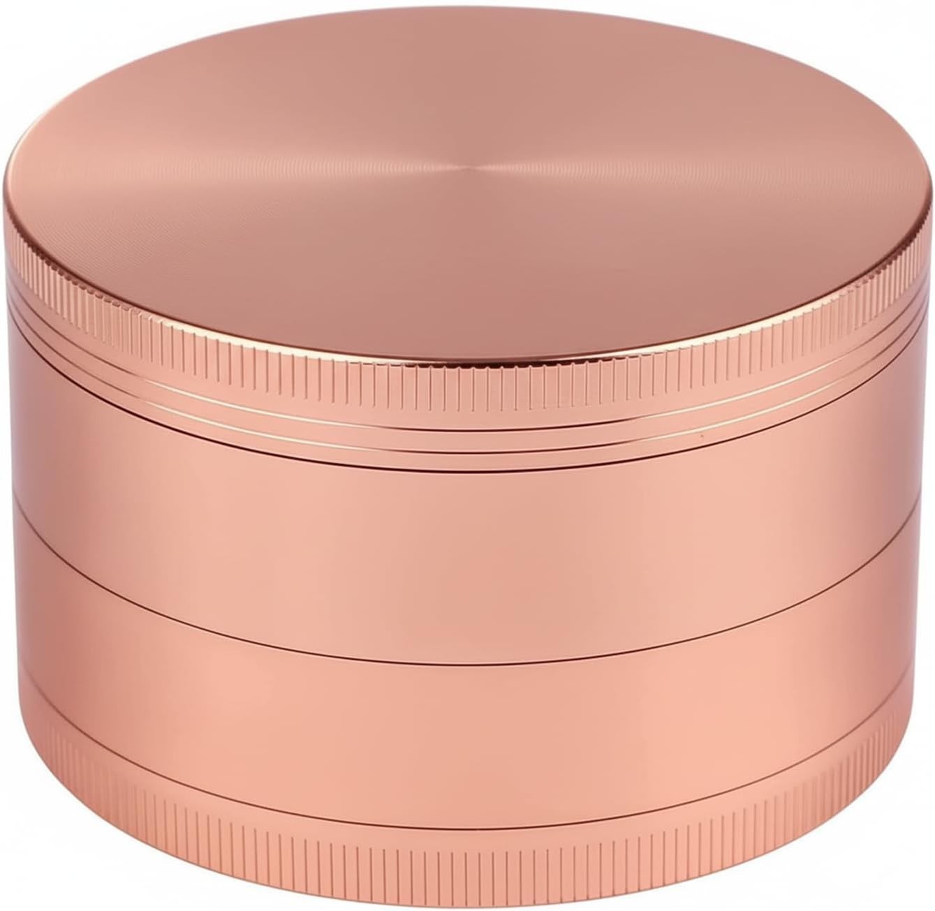 3" Spice Grinder Rose Gold Aluminum Alloy, Manual, Easy Clean, Dishwasher Saf