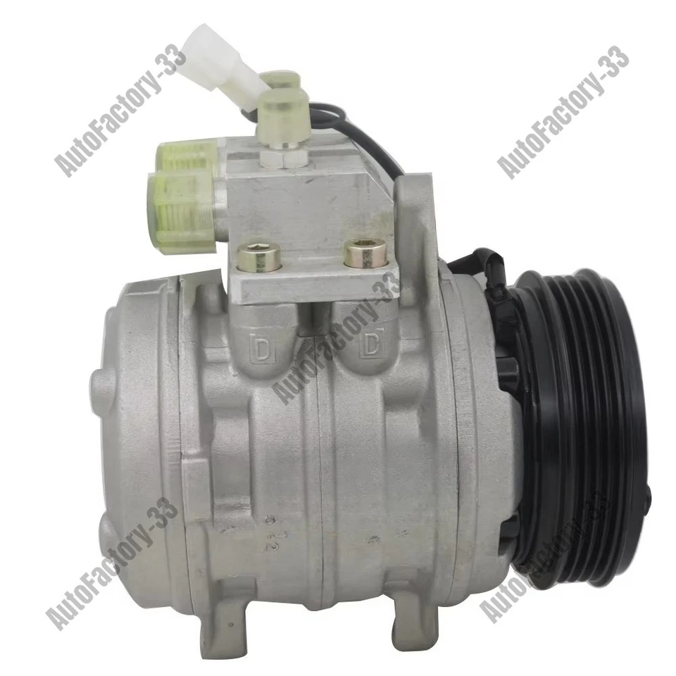 447200-7460 A/C Compressor 10P08E for Suzuki Vitara 1.6L Samurai1.3 1998-2004 - Image 2 of 4