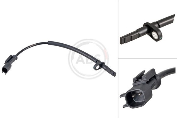 A.B.S. ABS Sensor Raddrehzahl 31612 FüR Ford Transit V363 FCD FDD FED FFD Bus FY-image