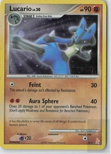LUCARIO 3/11 DP Trainer Kit: Manaphy & Lucario Common POKEMON HOLO LP