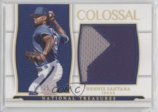 2022 National Treasures Colossal Materials Holo Gold 17/25 Dennis Santana 5h8