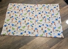 Disney Pixar Toy Story Crib Toddler Bed Flat Sheet Woody Buzz