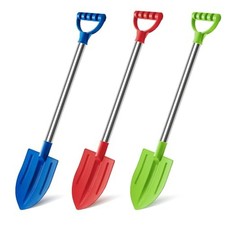 Dsmile 3 PCS Beach Shovels for Kids, 25" Long Sand Shovel Gardening Tools Sno...