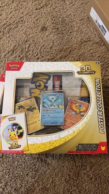 Pokemon 30th Anniversary Celebration Poster Collection Box New Sealed