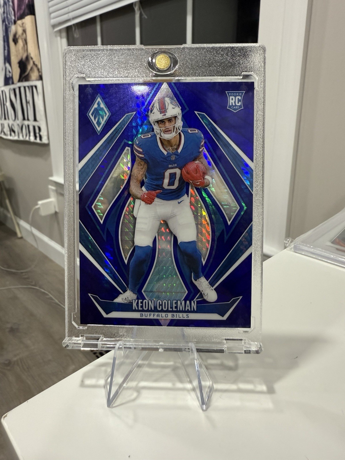 KEON COLEMAN 2024 Panini Phoenix #213 Blue Hyper RC Rookie /70 BILLS