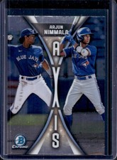 2025 Bowman Draft Arjun Nimmala Axis Chrome #A-20 Blue Jays
