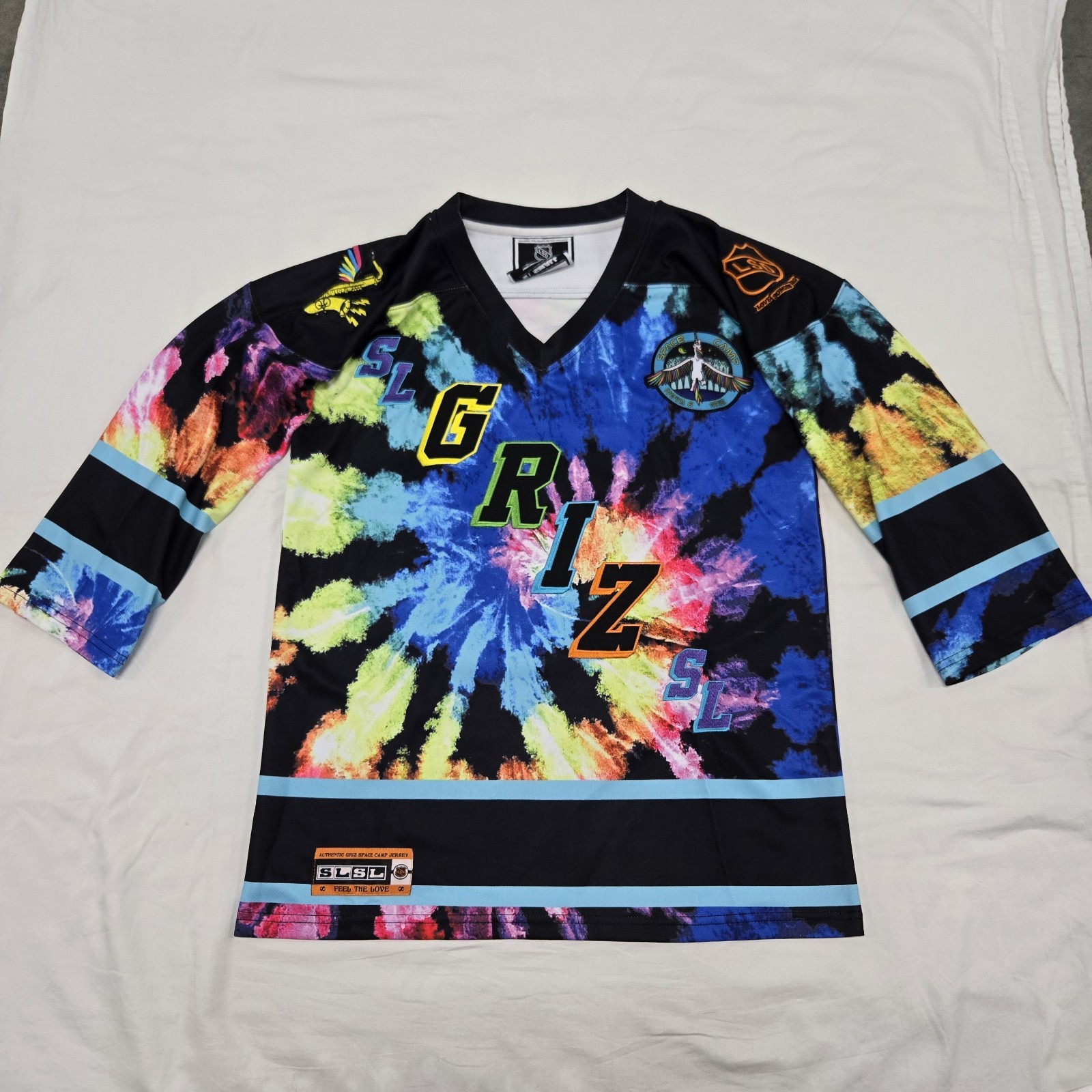 GRiZ Space Camp V1 Hockey Jersey (Black Tie Dye)