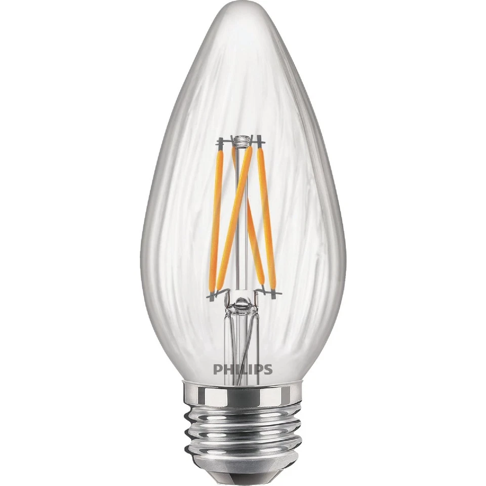 Philips Warm Glow 60W Equivalent Soft White F15 Medium Dimmable Post LED - Image 4 of 4