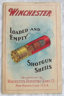 Winchester Shotgun Shells Advertising Brochure Vtg Old Antique