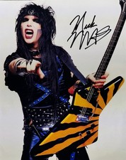 MICK MARS - MOTLEY CRUE-  Autographed Signed 8 x 10 PHOTO w/COA
