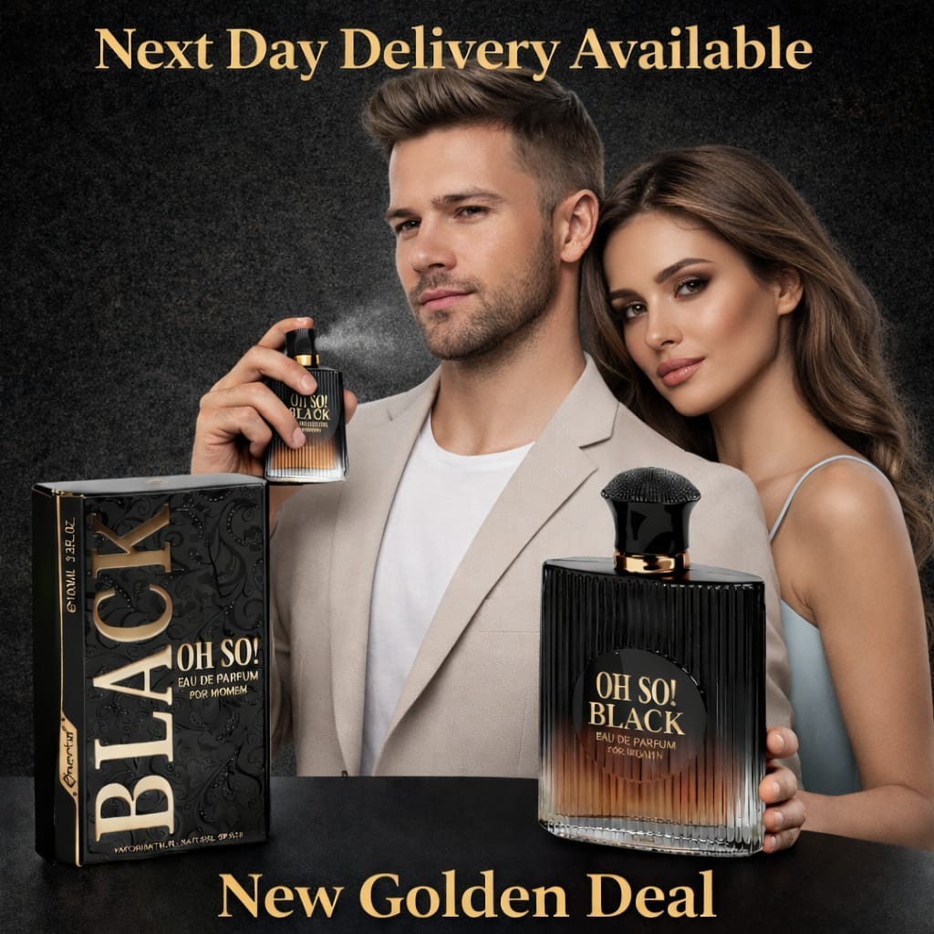 OH SO! BLACK Women's Perfume Eau De Parfum Spray For Her 100ml Fragrance EDP