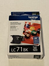 Brother LC71BK Black Ink Cartridge EXP 3/24
