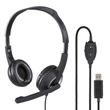 Hama PC Office USB Headset Stereo Kophörer m...