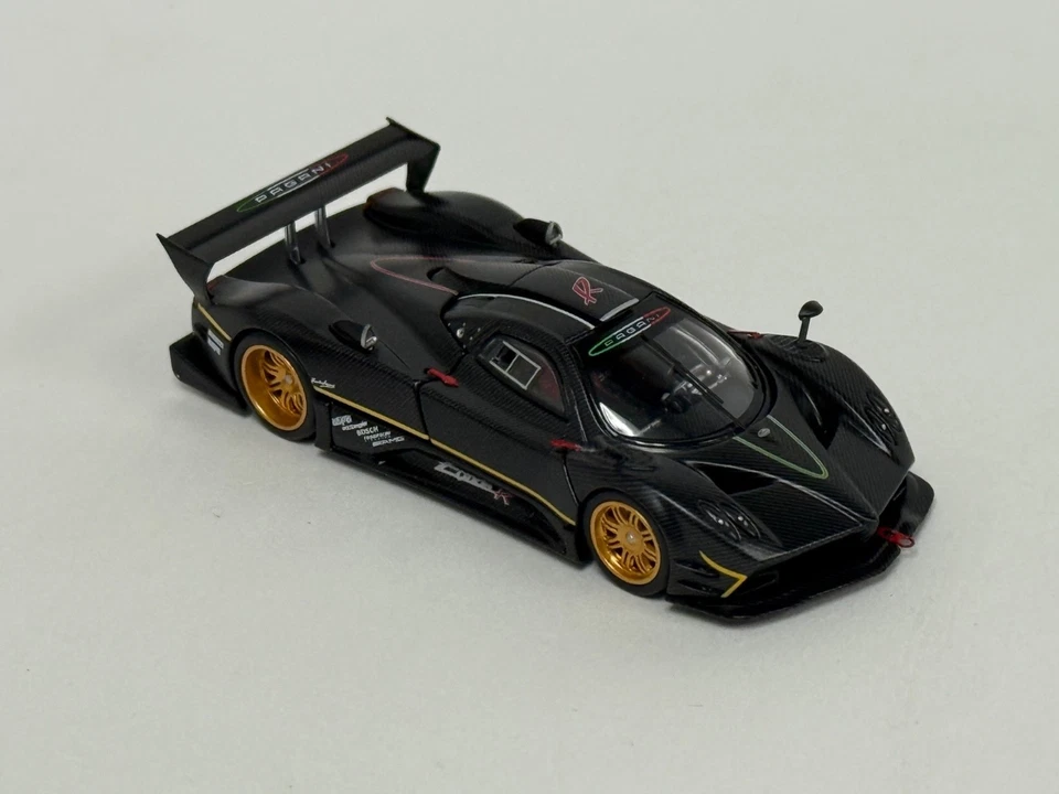 1/64 Почти Настоящий Pagani Zonda R Матовый Крабон Полная деталь двигателя MIX2 - Изображение 4 из 4