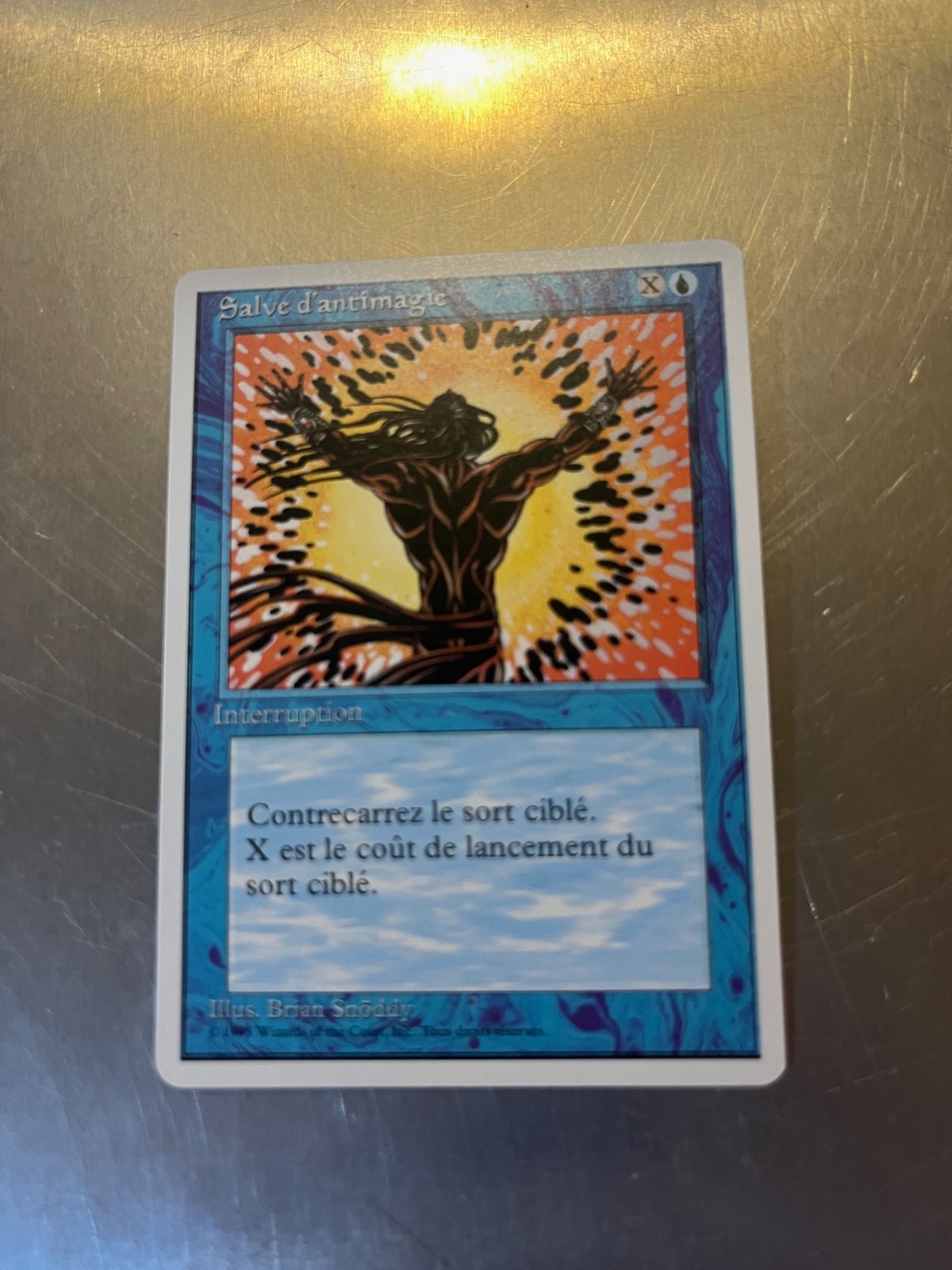 Spell Blast, Foreign 4th Edition Magic Cards LP, COMBINED SHIPPING