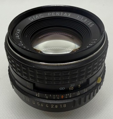 【Excellent】Asahi SMC Pentax Lens 1:1.8/55 Manual Made in Japan【236】