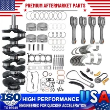 G4KJ 2.4L Engine Rebuild Kit Crankshaft For Hyundai Sonata Kia Optima Sorento US