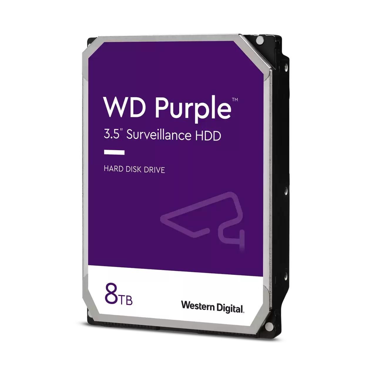 Western Digital WD85PURZ Internal Hard Drive – 8TB 3.5"" SATA 5400RPM
