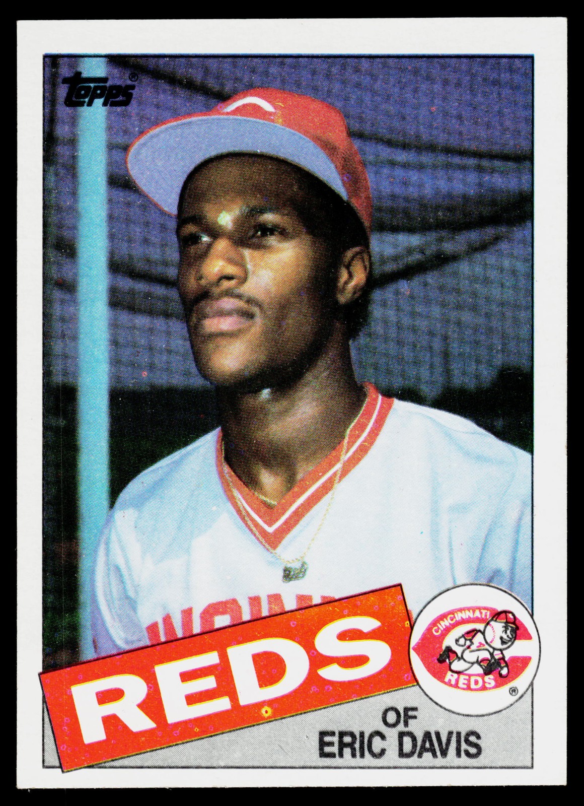 1985 Topps #627 Eric Davis - EX