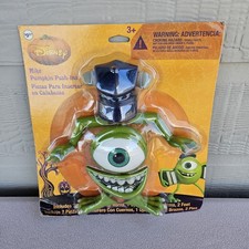 Gemmy Pumpkin Push In Monsters Inc University Mike Green 7 Piece Halloween