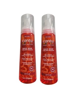 Cantu Sheabutter Wave Whip Lockenmousse Definieren Wellen & Locken 2er Pack