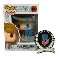 Jon Bon Jovi Signed Autograph Bon Jovi Funko Pop 396 Beckett BAS