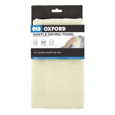 Oxford Motorcycle Waffle Drying Towel Yellow 80 x 40cm Motorbike Cloth Towels