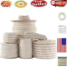 100% Cotton Twisted Rope – Durable, Eco-Friendly, Multi-Purpose