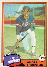 1981 Topps Andre Thornton 388 Indians